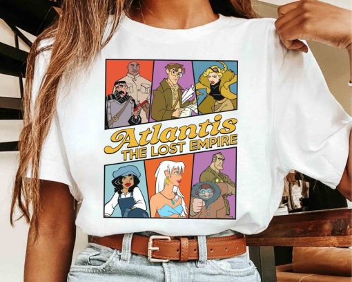 Atlantis The Lost Empire Characters Comfort Color T-shirt