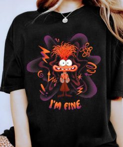 Disney and Pixar’s Inside Out 2 Emotions Anxiety I’m Fine Shirt