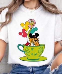 Prince John And Sir Hiss Mickey Balloons Tea Cup Shirt