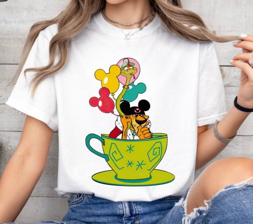 Prince John And Sir Hiss Mickey Balloons Tea Cup Shirt