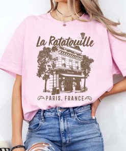 Disney Pixar Ratatouille Paris, France Vintage Restaurant T-Shirt