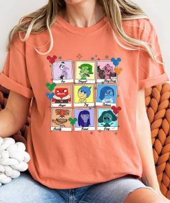 Disney Inside Out Characters Take Photos Group T-shirt