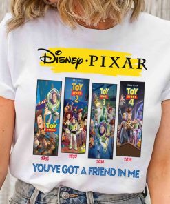 Disney Pixar Toy Story Series Movies You've Got A Friend In Me T-shirt