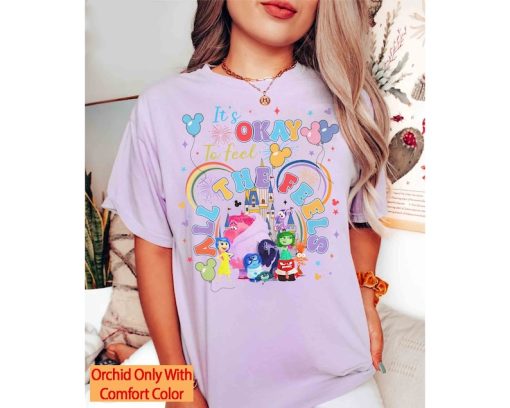 Inside Out 2 It's Okay To Feel All The Feels Balloons T-shirt