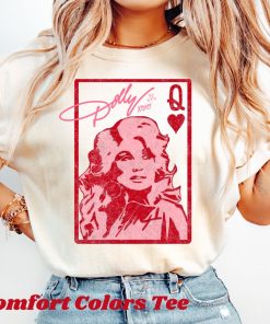 Dolly Parton Queen of Hearts Shirt,Dolly Playing Card T-Shirt