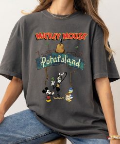 Vintage Funny Mickey Goofy Donald Potatoland Classic Shirt