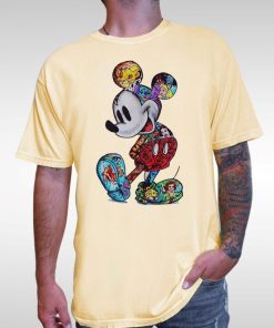 Comfort Colors® T-Shirt, Mickey Mouse with Classic Movie Scenes