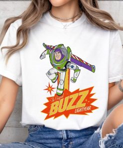 Disney Pixar Toy Story Buzz Lightyear Vintage Poster Shirt