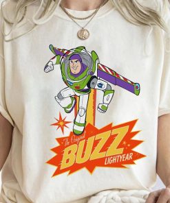 Disney Pixar Toy Story Buzz Lightyear Vintage Poster Shirt