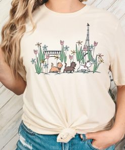 Disney Aristocrats Floral Shirt, Cats Eiffel Tower Paris Shirt