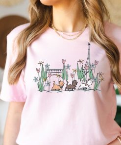 Disney Aristocrats Floral Shirt, Cats Eiffel Tower Paris Shirt