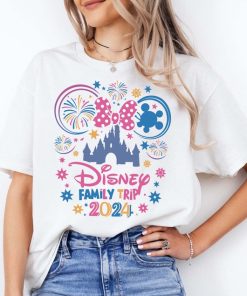 Disneyland Family Trip 2024 Minnie Bow T-Shirt