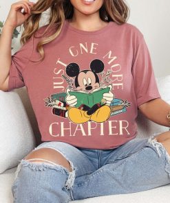 Just One More Chapter Mickey T-Shirt, Book Lover Tee