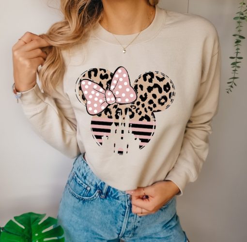 Leopard Minnie Castle Shirt, Animal Kingdom Sweatshirt