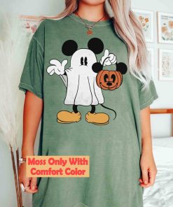 Mickey Mouse Costume Boo Horror Halloween Comfort Colors T-shirt