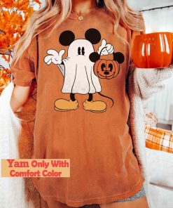 Mickey Mouse Costume Boo Horror Halloween Comfort Colors T-shirt