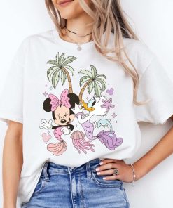 Minnie And Daisy Mermaid T-Shirt, Disney Girls Adventure Tee