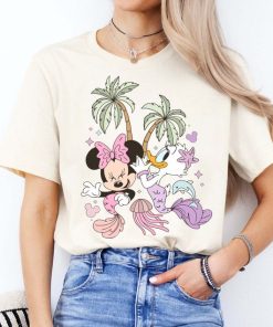 Minnie And Daisy Mermaid T-Shirt, Disney Girls Adventure Tee