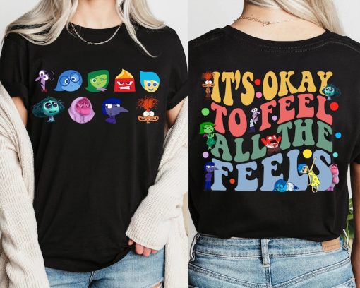 Inside Out All Emotions T-Shirt, It's Okay To Feel All The Feels Shirt