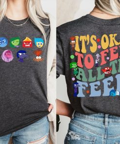 Inside Out All Emotions T-Shirt, It's Okay To Feel All The Feels Shirt