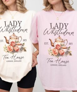 Lady Whistledown Tea House Shirt, Bridgerton Shirt, Tea House Shirt