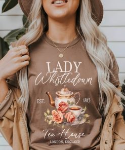 Lady Whistledown Tea House Shirt, Bridgerton Shirt, Tea House Shirt