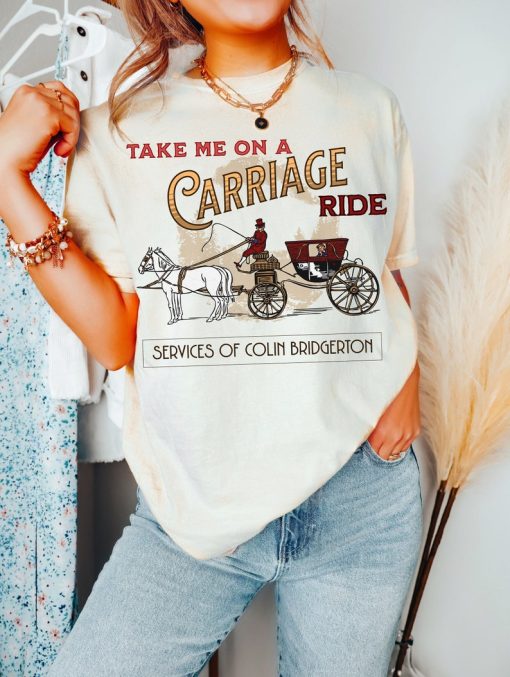 Bridgerton Season 3 shirt gift friend Lady Whistledown Carriage scene