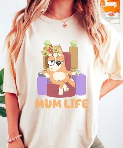 Comfort Colors Mum Life Funny Mom T Shirt Blue Mom Shirt Gift For Mom