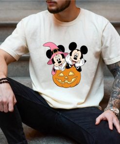 Mickey and Minnie Pumpkin Halloween Shirt, Disney Halloween Party Tee