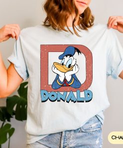 Comfort Colors Vintage Donald Duck T-Shirt, Disney Vacation Shirt