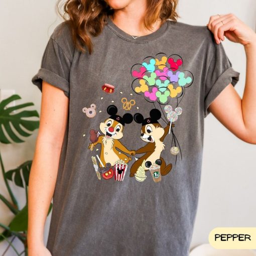 Comfort Colors Chip n Dale Shirt, Disney Character Shirt, Disney Shirt