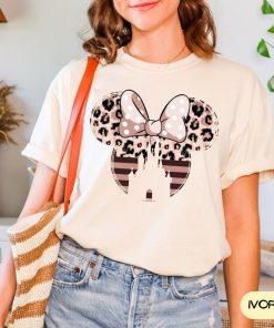 Comfort Colors Disney Minnie Leopard Castle Shirt