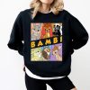 Retro Disney Bambi Characters Shirt, Bambi, Flower, Thumper, Faline