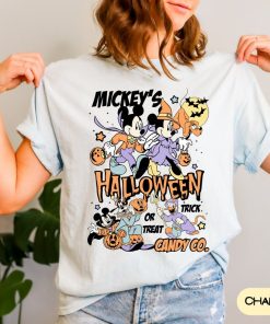 Disney vintage comfort colors shirt, Mickey's Halloween shirt