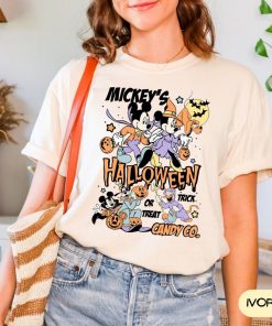 Disney vintage comfort colors shirt, Mickey's Halloween shirt