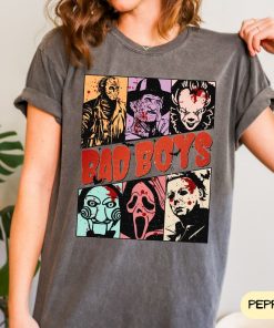 Comfort Colors Bad Boys Character Shirt, Horror Halloween T-shirt