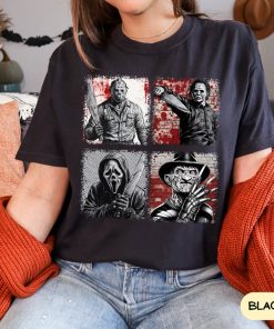 Comfort Colors Horror Movie Character Shirt, Horror Shirt, Scary Shirt