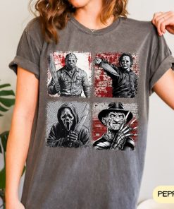 Comfort Colors Horror Movie Character Shirt, Horror Shirt, Scary Shirt