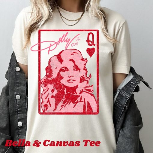 Dolly Parton Queen of Hearts Shirt,Dolly Playing Card T-Shirt