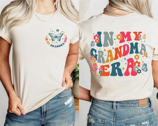 In My Grandma Era T-Shirt, Wild Flowers Grandma Shirt