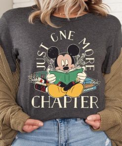 Just One More Chapter Mickey T-Shirt, Book Lover Tee