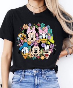 Disney Flowery Mickey And Friends T-Shirt