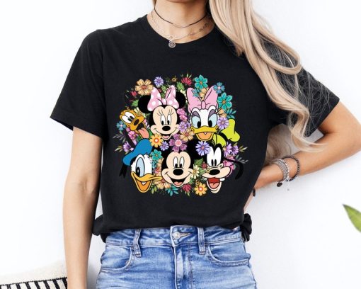 Disney Flowery Mickey And Friends T-Shirt