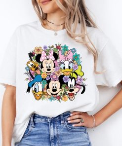 Disney Flowery Mickey And Friends T-Shirt