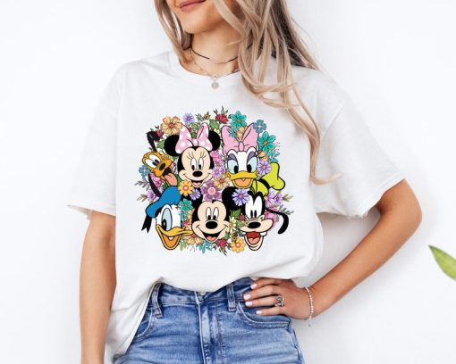 Disney Flowery Mickey And Friends T-Shirt