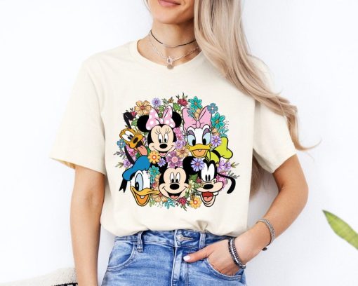 Disney Flowery Mickey And Friends T-Shirt