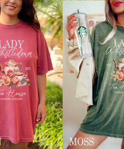 Lady Whistledown Tea House Shirt, Bridgerton Shirt, Tea House Shirt