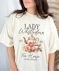 Lady Whistledown Tea House Shirt, Bridgerton Shirt, Tea House Shirt