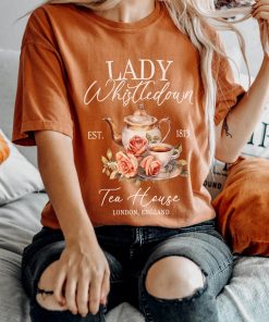 Lady Whistledown Tea House Shirt, Bridgerton Shirt, Tea House Shirt