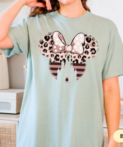 Comfort Colors Disney Minnie Leopard Castle Shirt